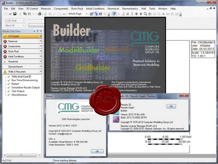 CMG SUITE圖片 油藏?cái)?shù)值模擬軟件 CMG SUITE 2015.101 破解版