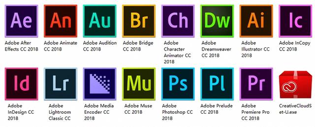 Adobe CC 2018 全線產品更新官方原版下載+激活破解補丁