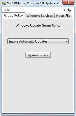 Wu10Man 禁用windows 10的強(qiáng)制自動(dòng)更新Wu10Man下載