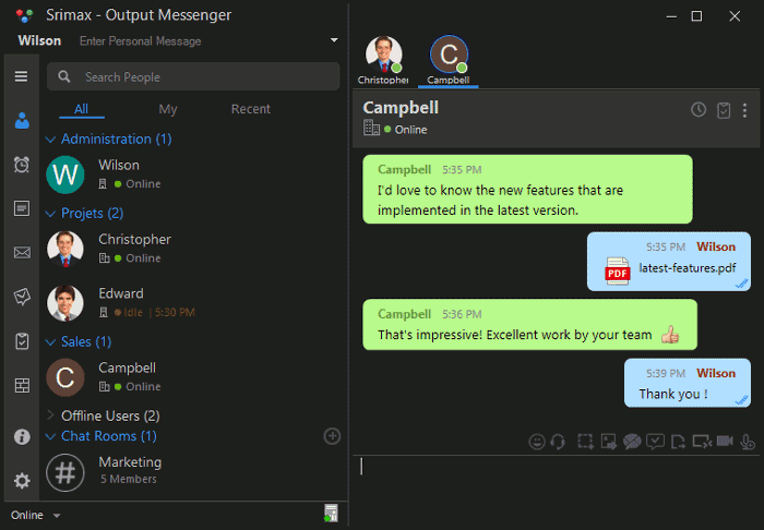團隊聊天軟件 Output Messenger 2.0.21 x64/x86 版下載