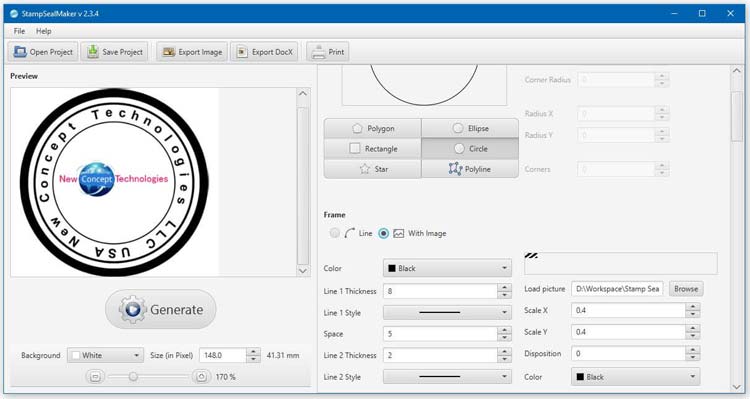 印章設計工具Stamp Seal Maker v3.179(x64)多語言破解版