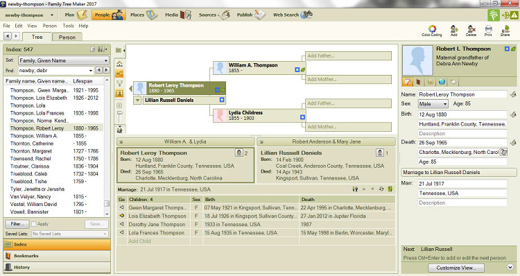 Family-Tree-Maker-Sample 族譜家譜制作工具Family Tree Maker For Windows/macOS 免費(fèi)下載