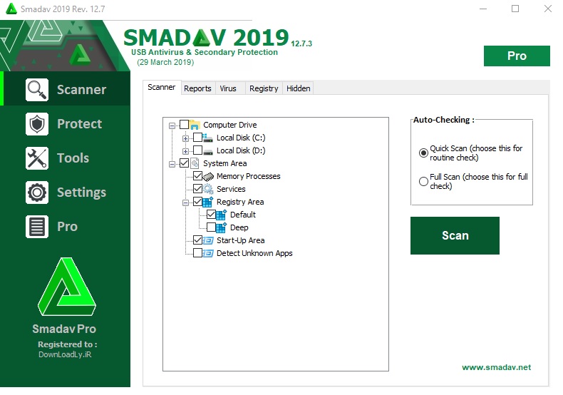 病毒防護(hù)軟件Smadav 病毒防護(hù)軟件 Smadav Pro 2022 14.8.1 注冊(cè)版 (附注冊(cè)號(hào))