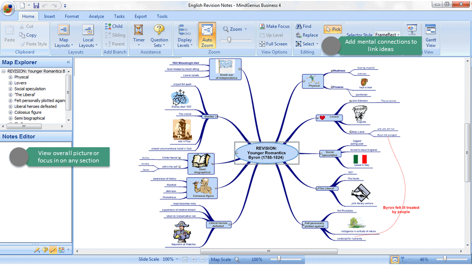 思維導(dǎo)圖軟件MindGenius Business 2019 v8.0.1.7188便攜破解版