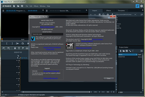 MAGIX Video Pro安裝破解教程 專業(yè)視頻編輯 MAGIX Video Pro x15 21.0.1.98 破解版下載