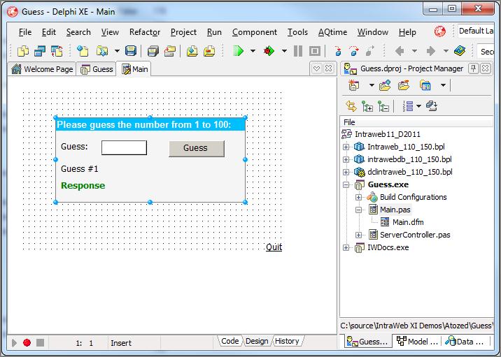 IntraWeb Ultimate Edition Delphi Web開發(fā)框架 Atozed Software IntraWeb v15.6.6 激活版
