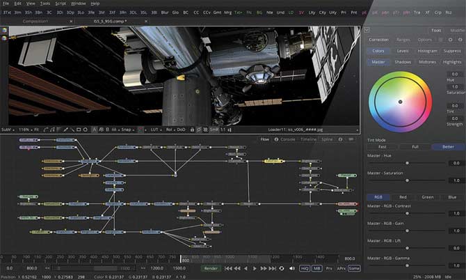 Fusion-Studio-Sample 影視后期特效合成 Blackmagic Design Fusion Studio v19.0.3 Win/macOS 破解版