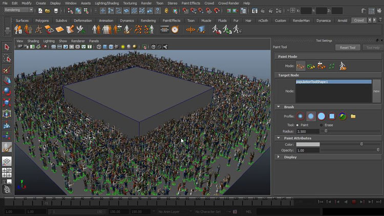Golaem Crowd 7.3 for Maya 2017-2020 x64 破解版