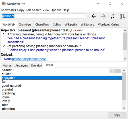 國際英語詞典工具WordWeb Pro Ultimate Reference Bundle 10.34 Win /macOS