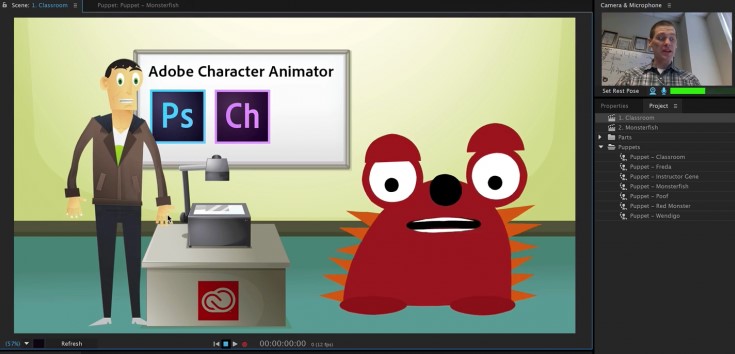 動畫制作軟件Adobe Character Animator 動畫制作軟件 Adobe Character Animator 2024 v24.2 Win/macOS 激活版