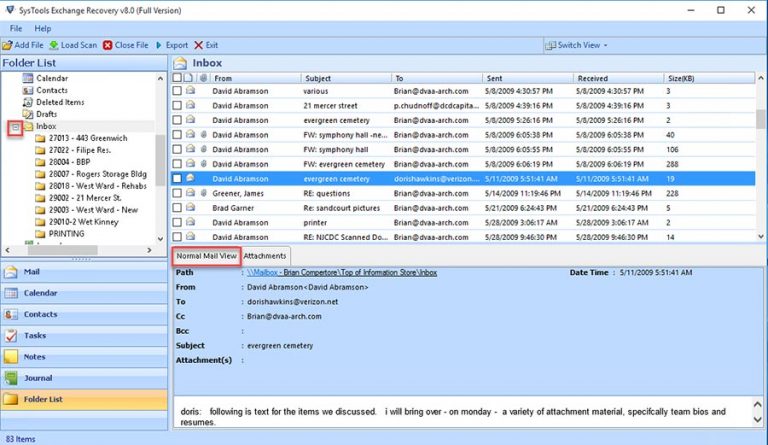 SysTools Exchange Recovery 10.3 Exchange服務(wù)器修復(fù)程序