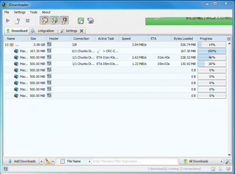 JDownloader 網(wǎng)盤下載軟件JDownloader 2.01 免費版下載