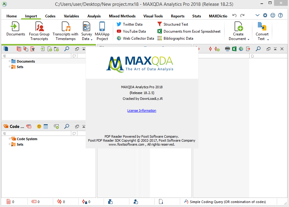 MAXQDA-2018 分析工具MAXQDA Analytics R24.4.1 專業(yè)破解版免費下載