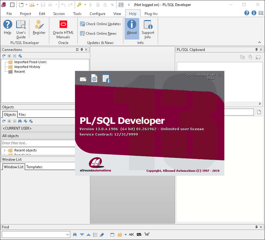 PLSQL-Developer 集成開發(fā)環(huán)境 Allround Automations PL/SQL Developer 15.0 多語言注冊版