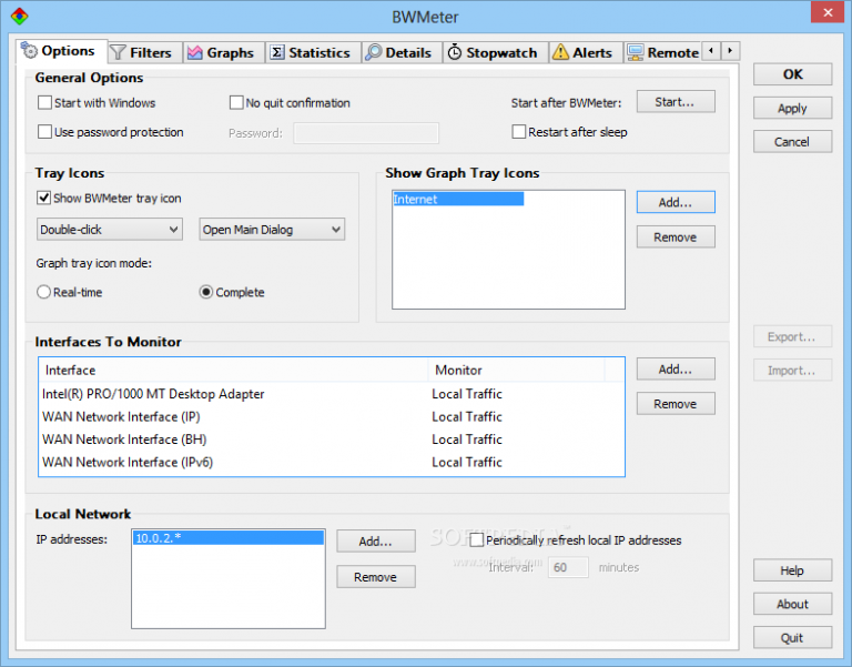 BWMeter 流量監(jiān)控軟件DeskSoft BWMeter v9.0.2 免費(fèi)下載