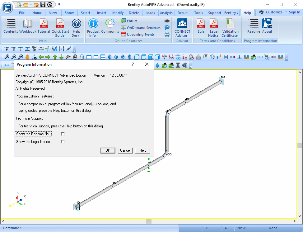 Bentley-AutoPIPE-screen 管道設計分析軟件Bentley AutoPIPE CONNECT Edition激活版