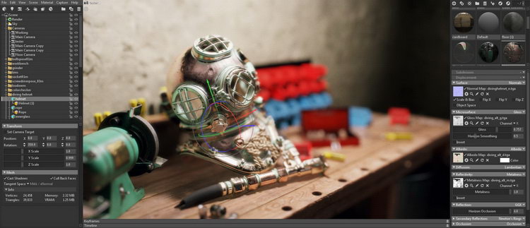 Marmoset Toolbag 3D渲染軟件 Marmoset Toolbag v5.0.1綠色版下載