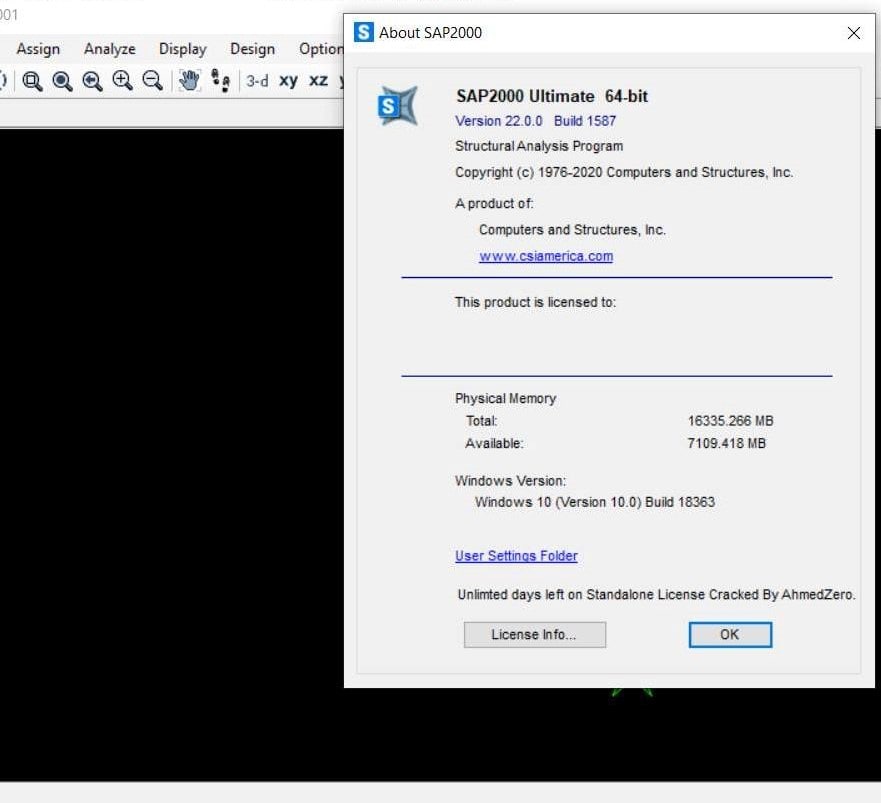 3D輔助設計軟件 CSI SAP2000 3D輔助設計軟件 CSI SAP2000 v23.2.0 激活版