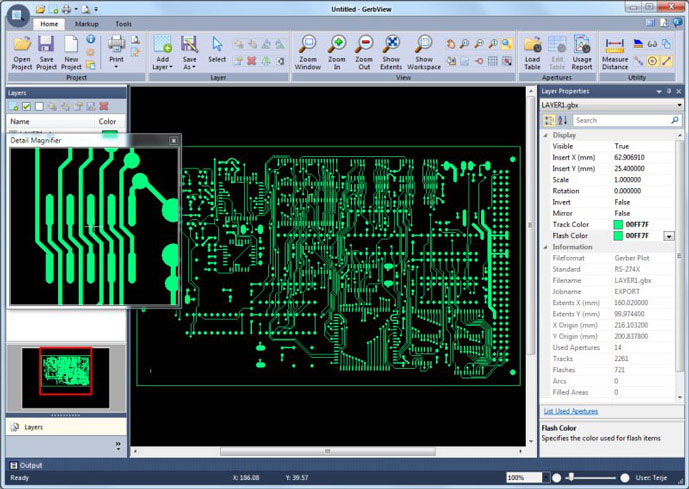 PCB文件查看軟件 Gerbview 10.24 x86/x64