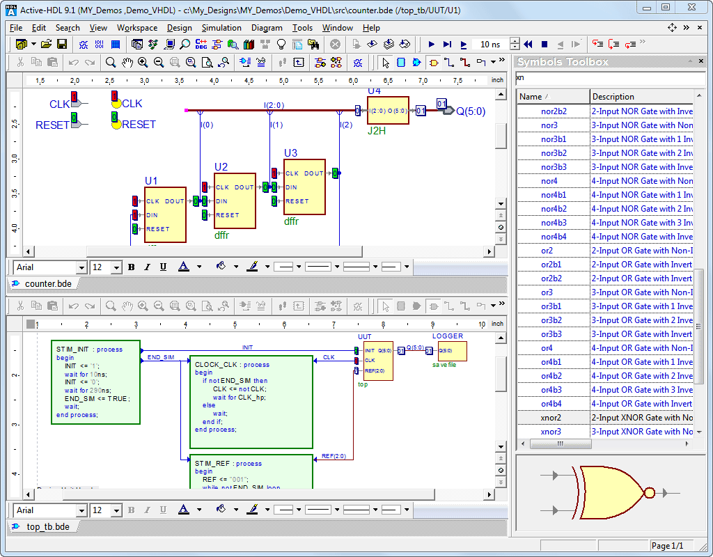active-hdl-screenshot FPGA設(shè)計(jì)仿真平臺(tái) Aldec Active-HDL中文破解版