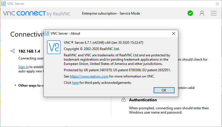 VNC Connect (RealVNC) Enterprise 7.10.0 VNC遠程桌面連接破解版