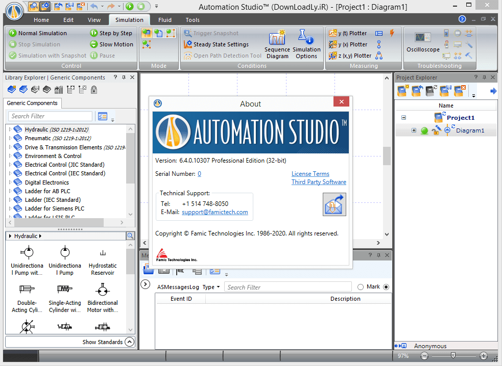 電路設(shè)計軟件 Automation Studio 電路設(shè)計軟件 Automation Studio P7.0 SR3 x86 專業(yè)版