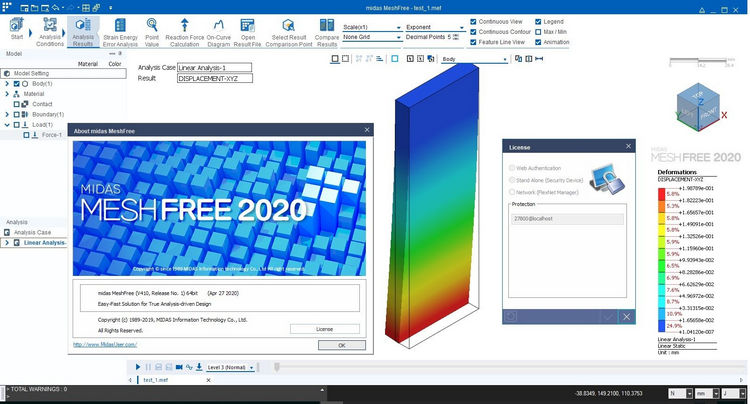 midas MeshFree圖片 有限元分析軟件 midas MeshFree 2022 R1 Build x64 破解版