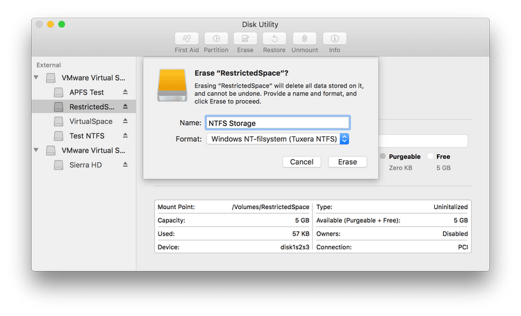 Mac讀寫NTFS格式磁盤工具 Tuxera NTFS 2020.1 macOS 多語言破解版