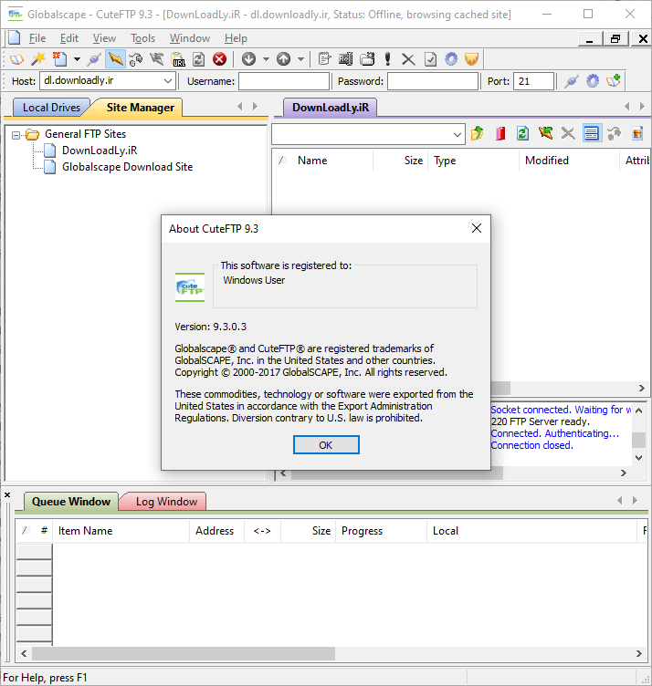 FTP工具 CuteFTP界面 FTP工具 CuteFTP Pro 9.3.0.3 破解版