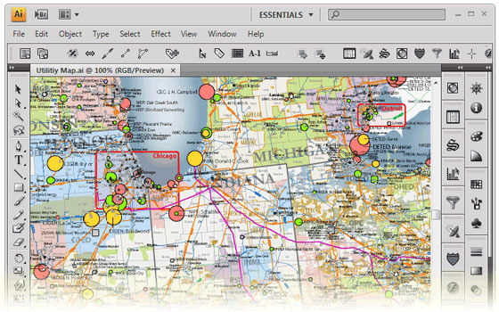 AI地圖制作插件 Avenza MAPublisher圖片 AI地圖制作插件 Avenza MAPublisher for Adobe Illustrator 11.1.1 Win/macOS 破解版