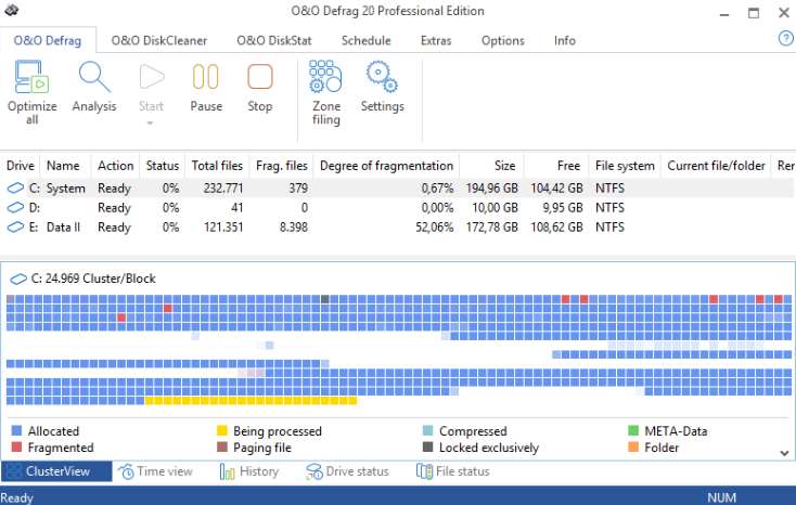OO-Defrag 磁盤碎片整理 O&O Defrag 29.1 Server (Pro/Workstation) 注冊版
