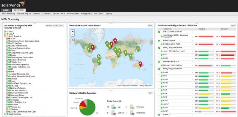 Network Performance Monitor (NPM) Network Performance Monitor (NPM)/Orion Package 12.0.1