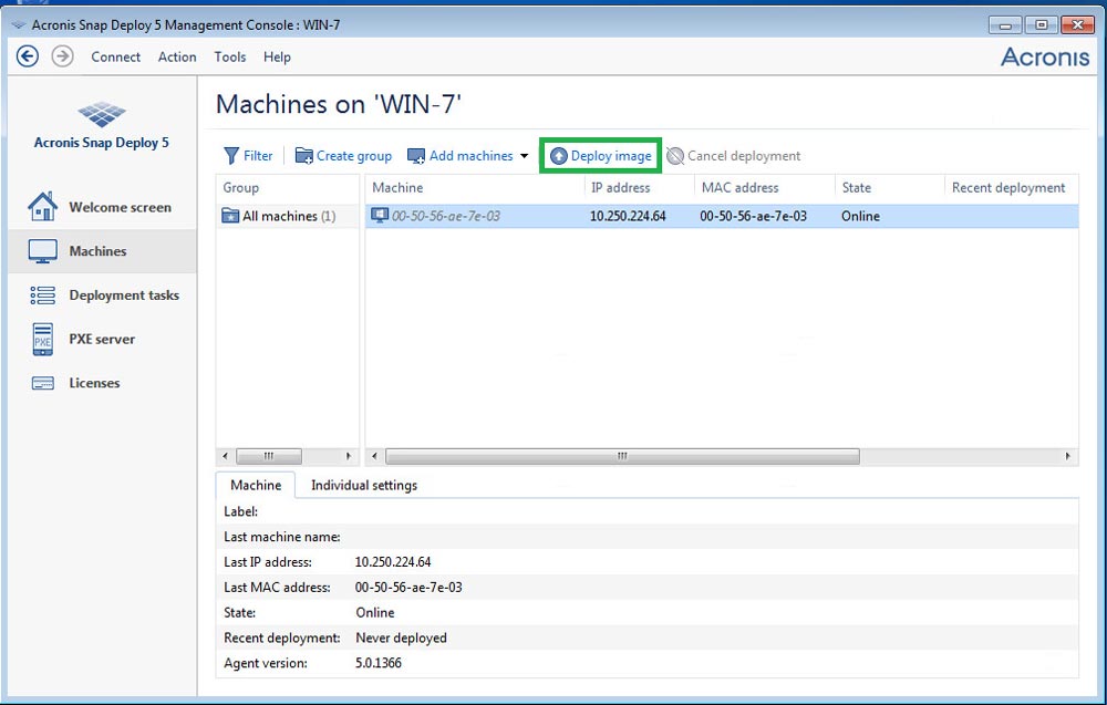 Acronis Snap Deploy圖片 系統(tǒng)部署 Acronis Snap Deploy 5.0.2028 + 可啟動 ISO
