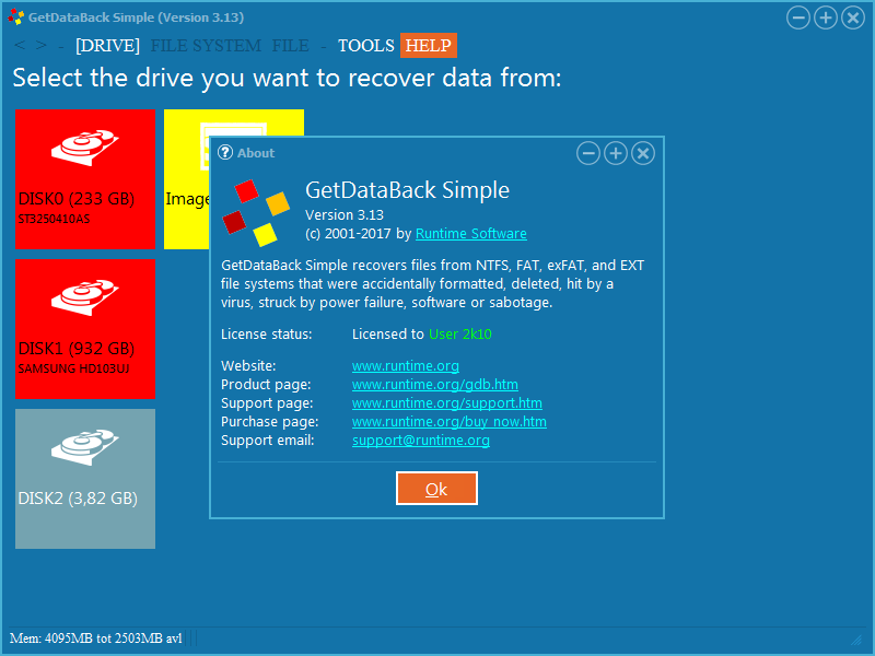 GetDataBack圖片 數(shù)據(jù)恢復工具 Runtime GetDataBack Pro 5.73