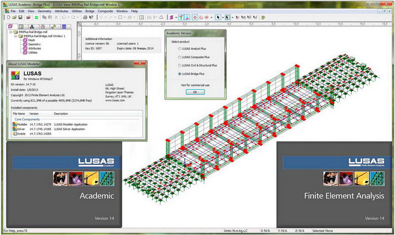 LUSAS圖片 LUSAS有限元系統(tǒng) FEA LUSAS Academic v19.0-2c1
