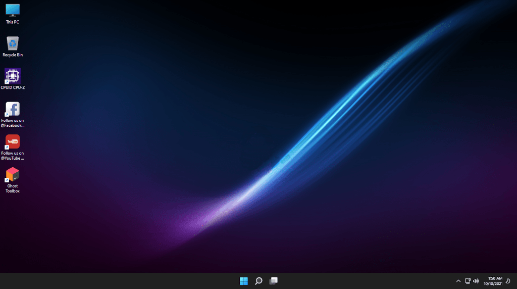 Windows 11 Pro Lite桌面 Windows 11 Pro Lite 21H2 Build 22000.318 x64