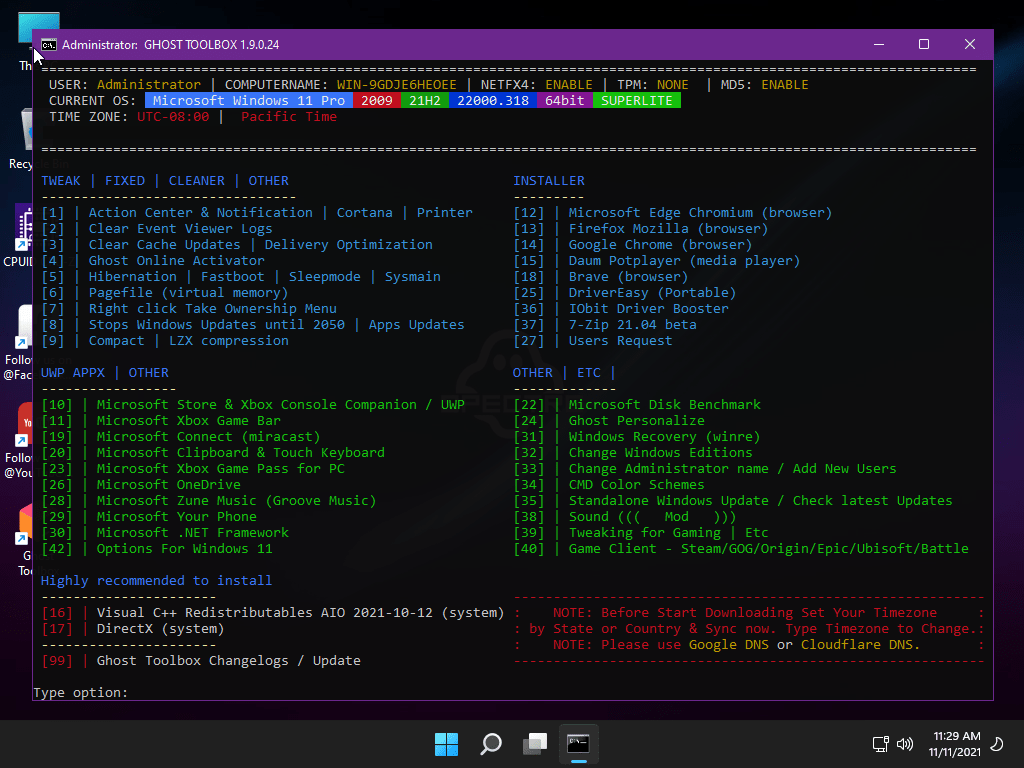 Windows 11 Pro Lite圖片 Windows 11 Pro Lite 21H2 Build 22000.318 x64