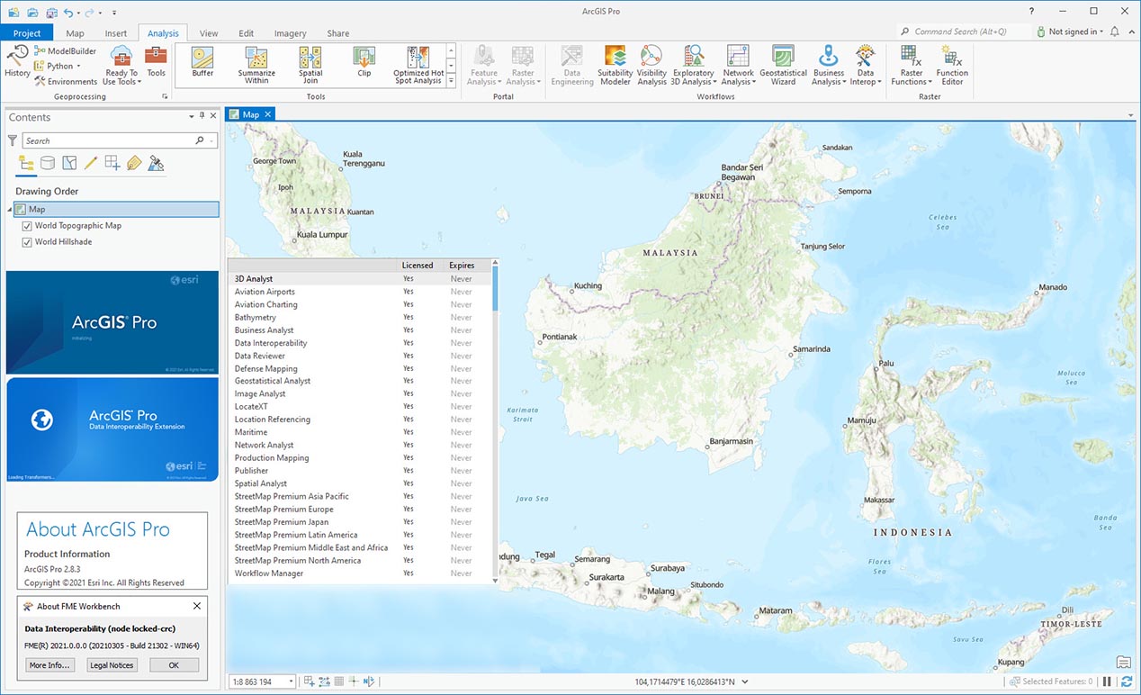 地理信息系統(tǒng)軟件 ESRI ArcGIS Pro 地理信息系統(tǒng)軟件 ESRI ArcGIS Pro 3.0.1 激活版