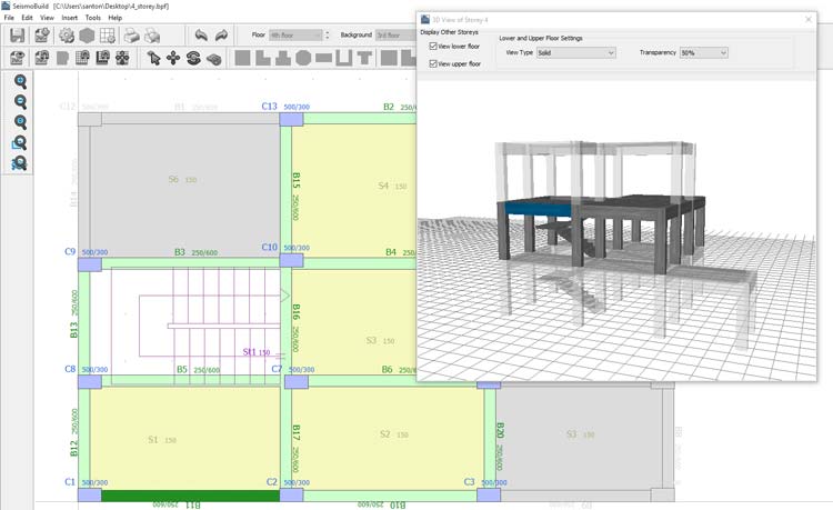 SeismoSoft圖片 土木工程軟件 SeismoSoft SeismoBuild 2022.1.10 x64