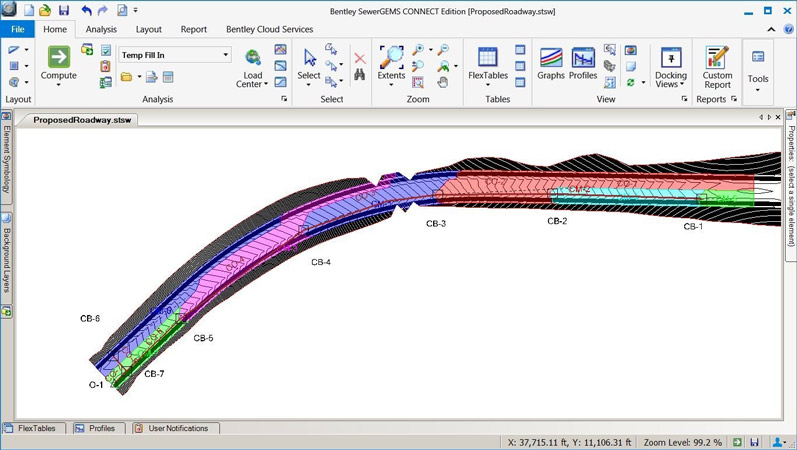 StormCAD圖片 下水道建模軟件 OpenFlows StormCAD CONNECT v10.03.04.53 x64