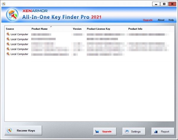 許可證密鑰恢復工具 All-In-One Key Finder Pro 2022 v9.0.0.1 便攜版