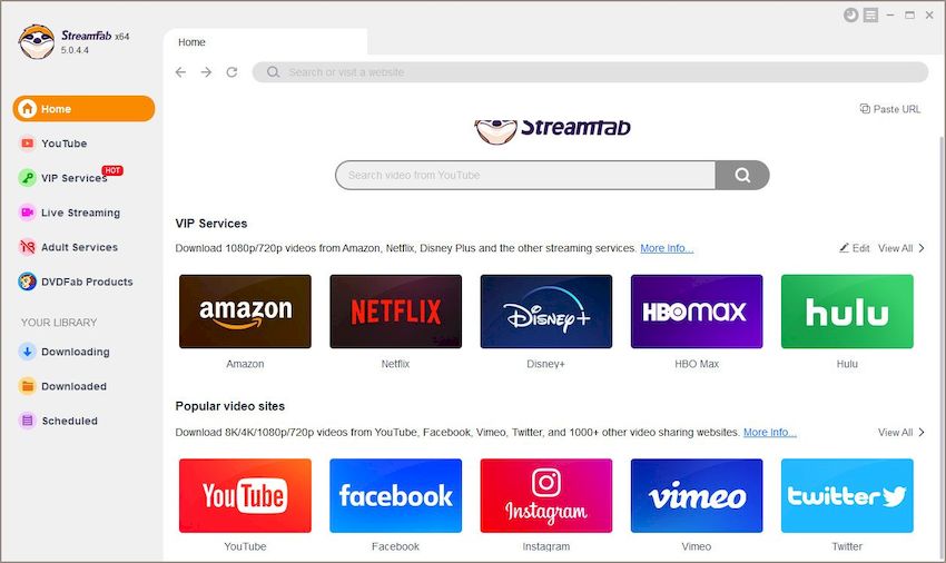 在線音樂和視頻下載軟件 StreamFab v6.1.9.9 x64