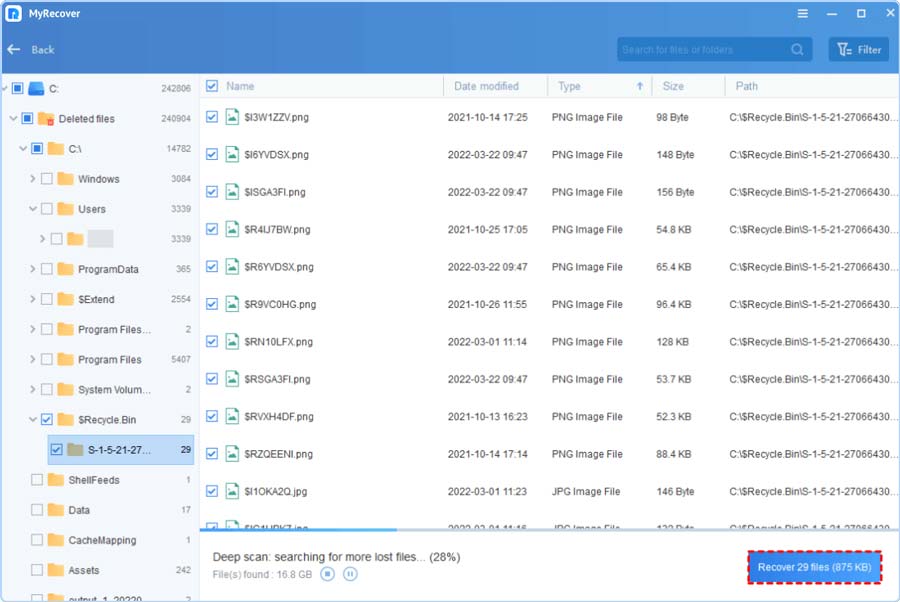 數(shù)據(jù)恢復(fù)軟件 AOMEI MyRecover 3.2.0 專業(yè)版
