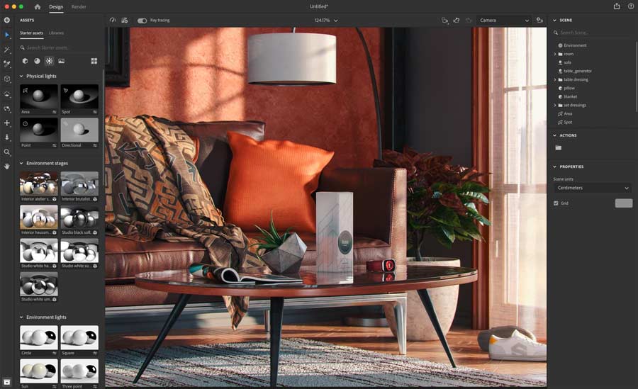 3D布局及渲染工具 Adobe Substance 3D Stager 2.1.2.5671 x64