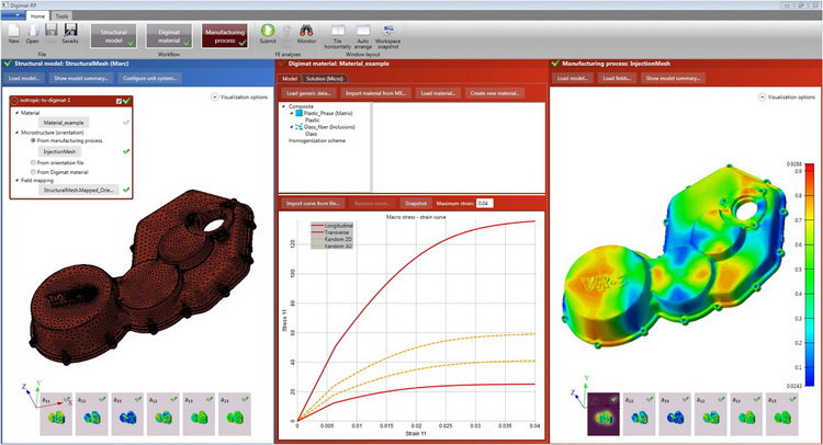 Hexagon MSC Digimat-CAE / Moldex3D 2023.1 x64
