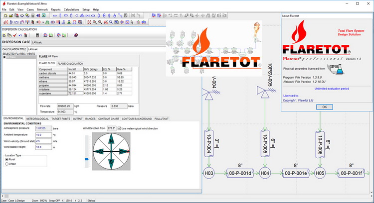 Flaretot Pro v1.5.9.0 燃燒器排放軟件