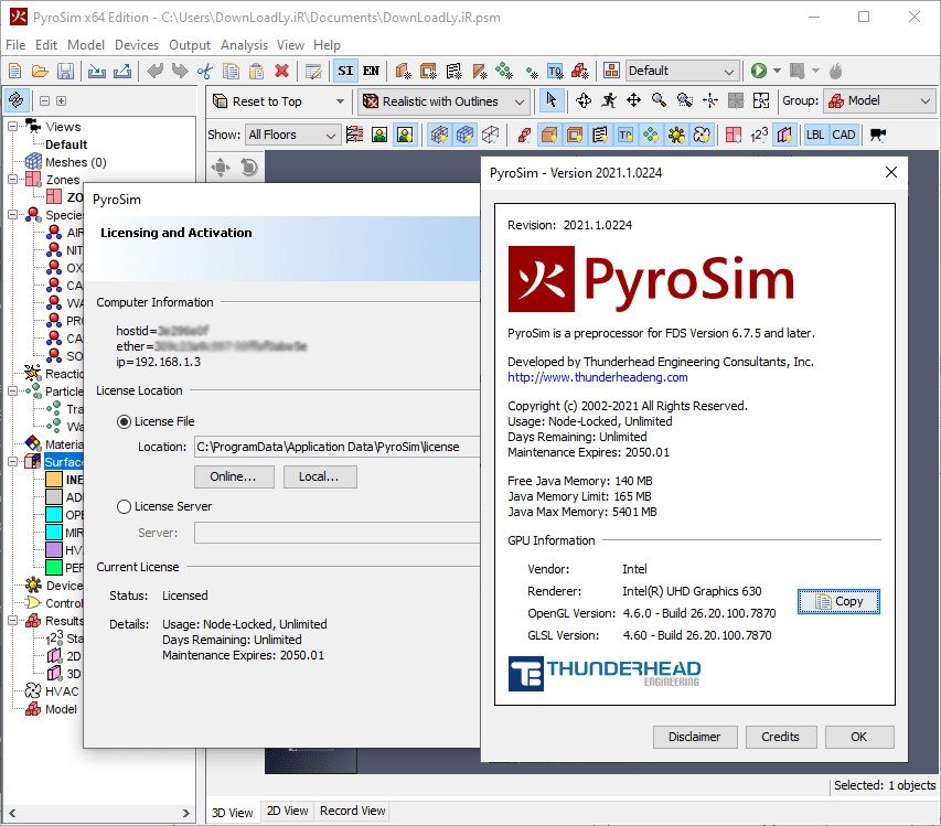 Thunderhead Engineering PyroSim 2024.2.1120 x64