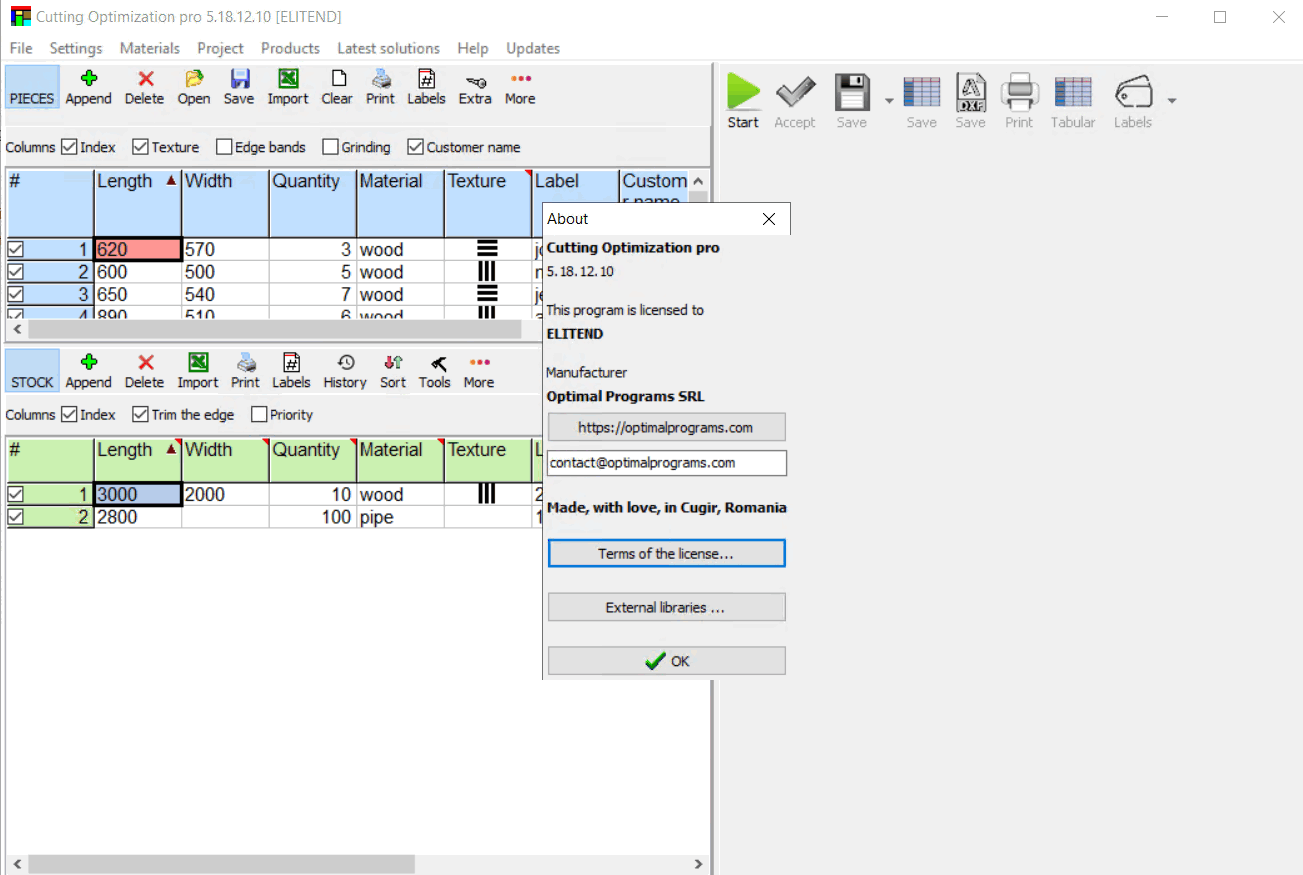 Cutting Optimization Pro 5.18.12.10 專業(yè)的切割優(yōu)化軟件多語言版