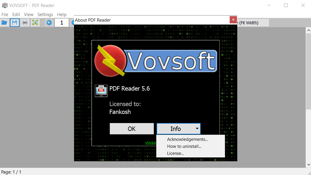 VovSoft PDF Reader 5.6 多語言便攜版 小巧的PDF查看閱讀工具