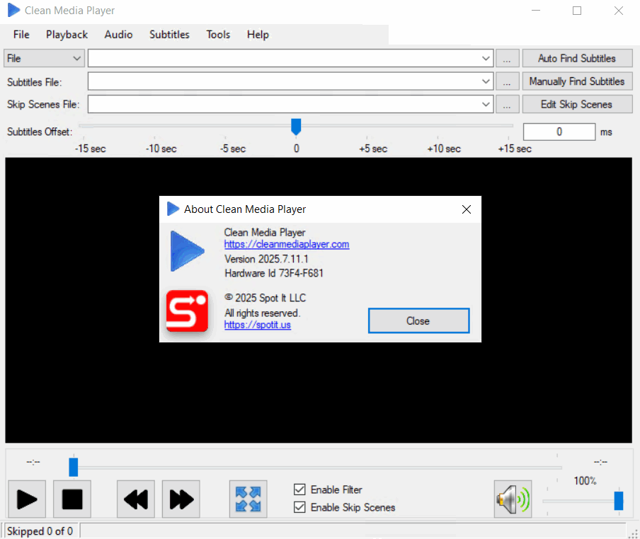 Clean Media Player 2025.8.7.1 視頻臟話過濾器 免費(fèi)版